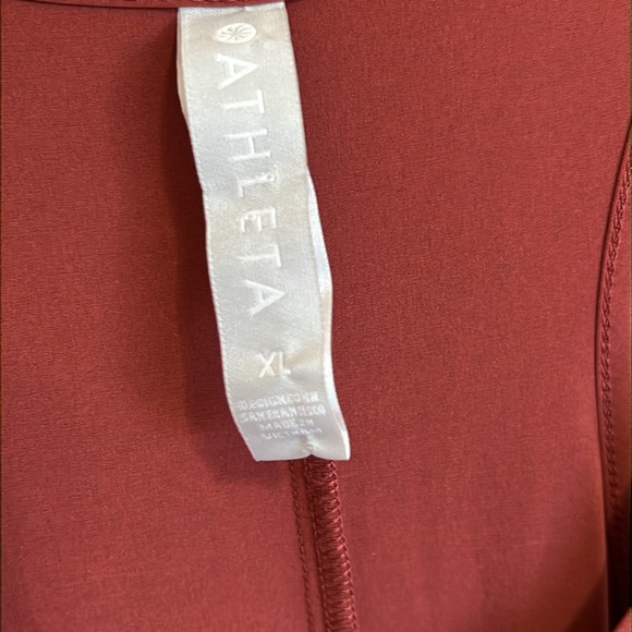 Athleta Sleeveless Travel Maxi Dress Size XL Maroon - Picture 9 of 10